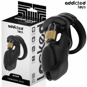 ADDICTED TOYS LOCKED - ZABRONIONE SKRZYNKI PENIS CAGE 10 CM
